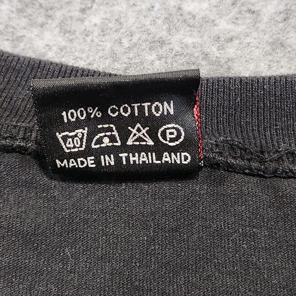 VTG Thailand Elephant Playing Basketball Mens L Large Animal Graphic T Shirt - Picture 7 of 11